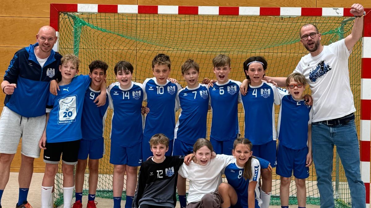 männliche D-Jugend der Handballer kämpften und gewannen die Qualifikation zur Bezirksliga